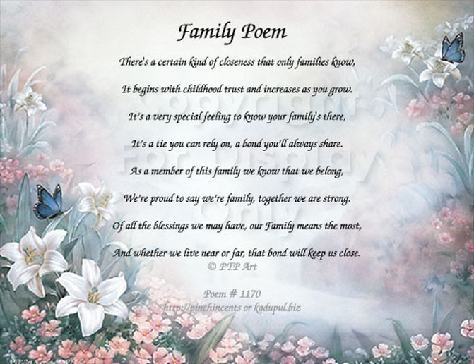 Family Poem - The Importance of Family